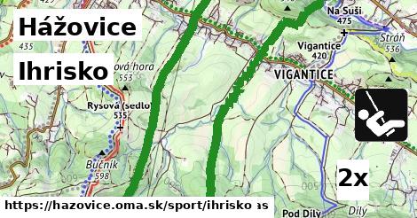 Ihrisko, Hážovice