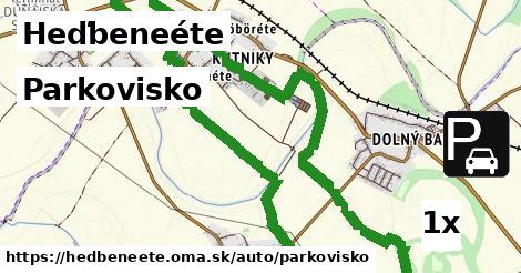 Parkovisko, Heďbeneéte