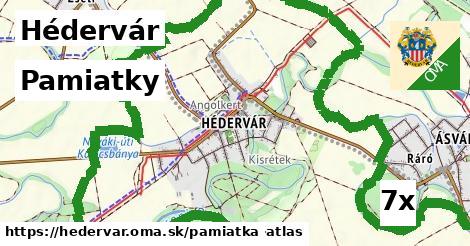 pamiatky v Hédervár