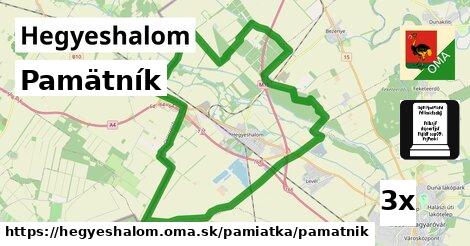 Pamätník, Hegyeshalom