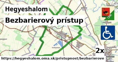 Bezbarierový prístup, Hegyeshalom
