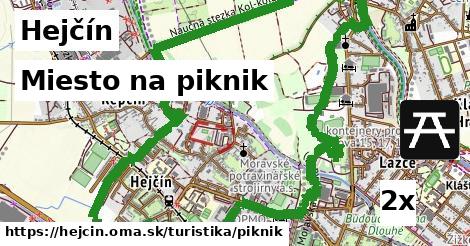 miesto na piknik v Hejčín