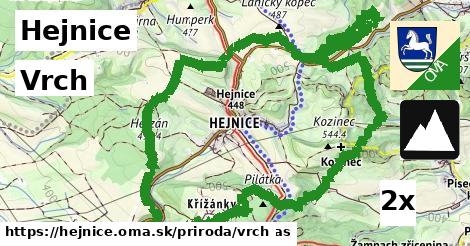 Vrch, Hejnice