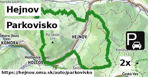 parkovisko v Hejnov