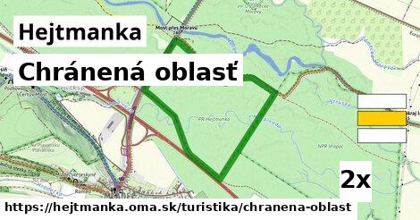 chránená oblasť v Hejtmanka