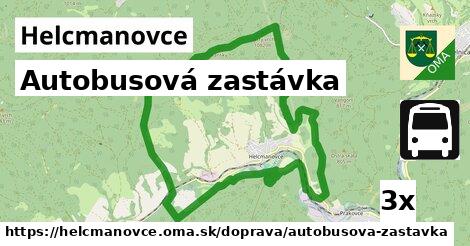 Autobusová zastávka, Helcmanovce