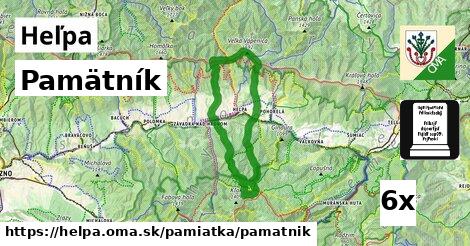 Pamätník, Heľpa