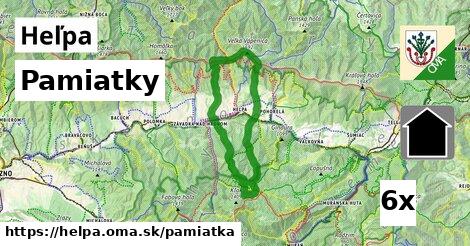 pamiatky v Heľpa