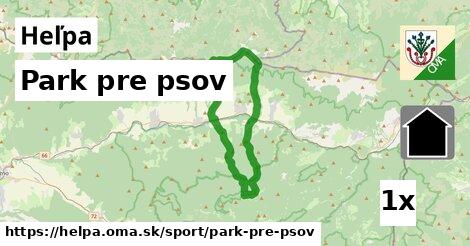 Park pre psov, Heľpa