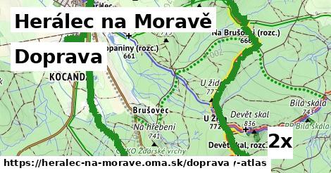 doprava v Herálec na Moravě