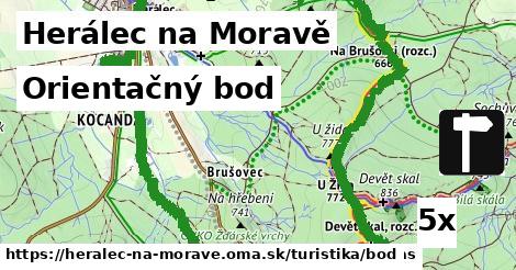 orientačný bod v Herálec na Moravě