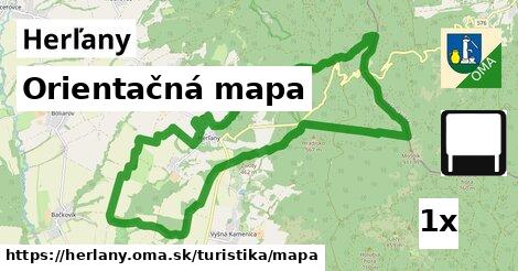 Orientačná mapa, Herľany