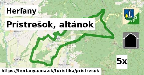 Prístrešok, altánok, Herľany