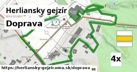 doprava v Herliansky gejzír