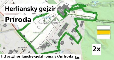 príroda v Herliansky gejzír