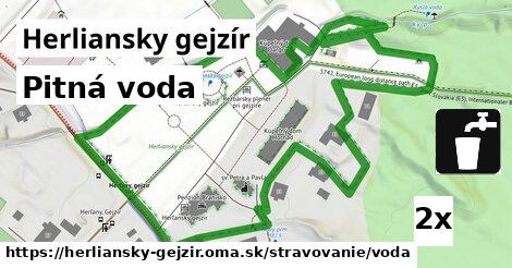 Pitná voda, Herliansky gejzír