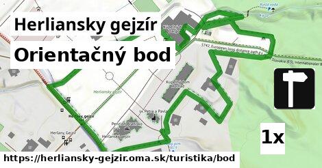 Orientačný bod, Herliansky gejzír