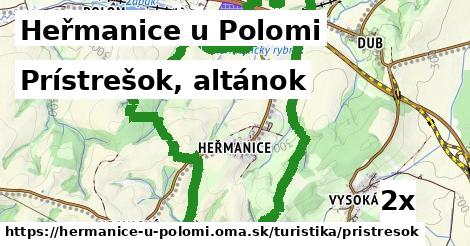 prístrešok, altánok v Heřmanice u Polomi