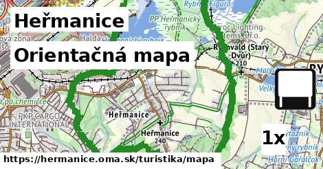 Orientačná mapa, Heřmanice