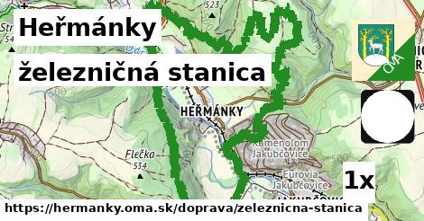 železničná stanica, Heřmánky