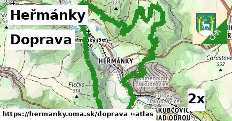 doprava v Heřmánky