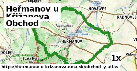 obchod v Heřmanov u Křižanova
