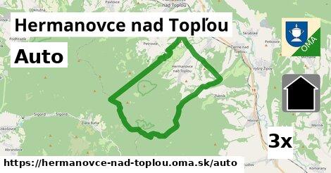 auto v Hermanovce nad Topľou