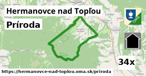 príroda v Hermanovce nad Topľou