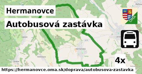 Autobusová zastávka, Hermanovce