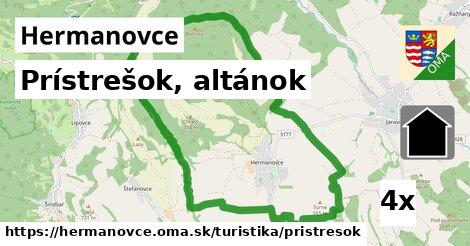 Prístrešok, altánok, Hermanovce