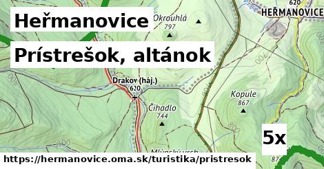 Prístrešok, altánok, Heřmanovice