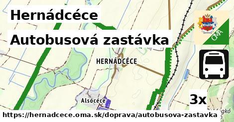 Autobusová zastávka, Hernádcéce