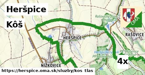 Kôš, Heršpice