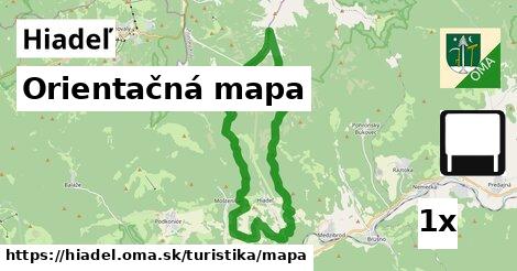 Orientačná mapa, Hiadeľ