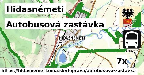 Autobusová zastávka, Hidasnémeti