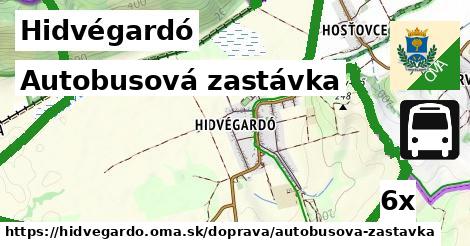 Autobusová zastávka, Hidvégardó