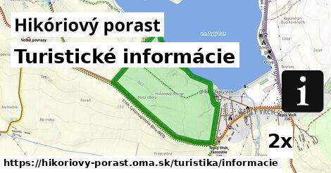 Turistické informácie, Hikóriový porast