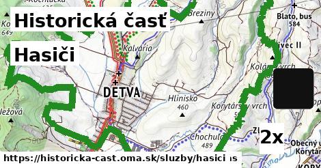 hasiči v Historická časť