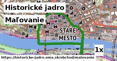 Maľovanie, Historické jadro