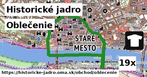 Oblečenie, Historické jadro