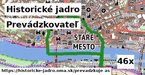 prevádzkovateľ v Historické jadro