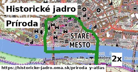 príroda v Historické jadro