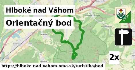 Orientačný bod, Hlboké nad Váhom