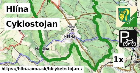 cyklostojan v Hlína