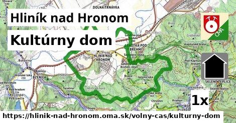 Kultúrny dom, Hliník nad Hronom