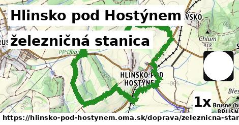 železničná stanica, Hlinsko pod Hostýnem