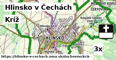 Kríž, Hlinsko v Čechách