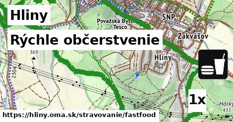 Rýchle občerstvenie, Hliny