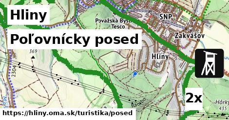 Poľovnícky posed, Hliny