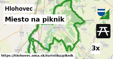 miesto na piknik v Hlohovec